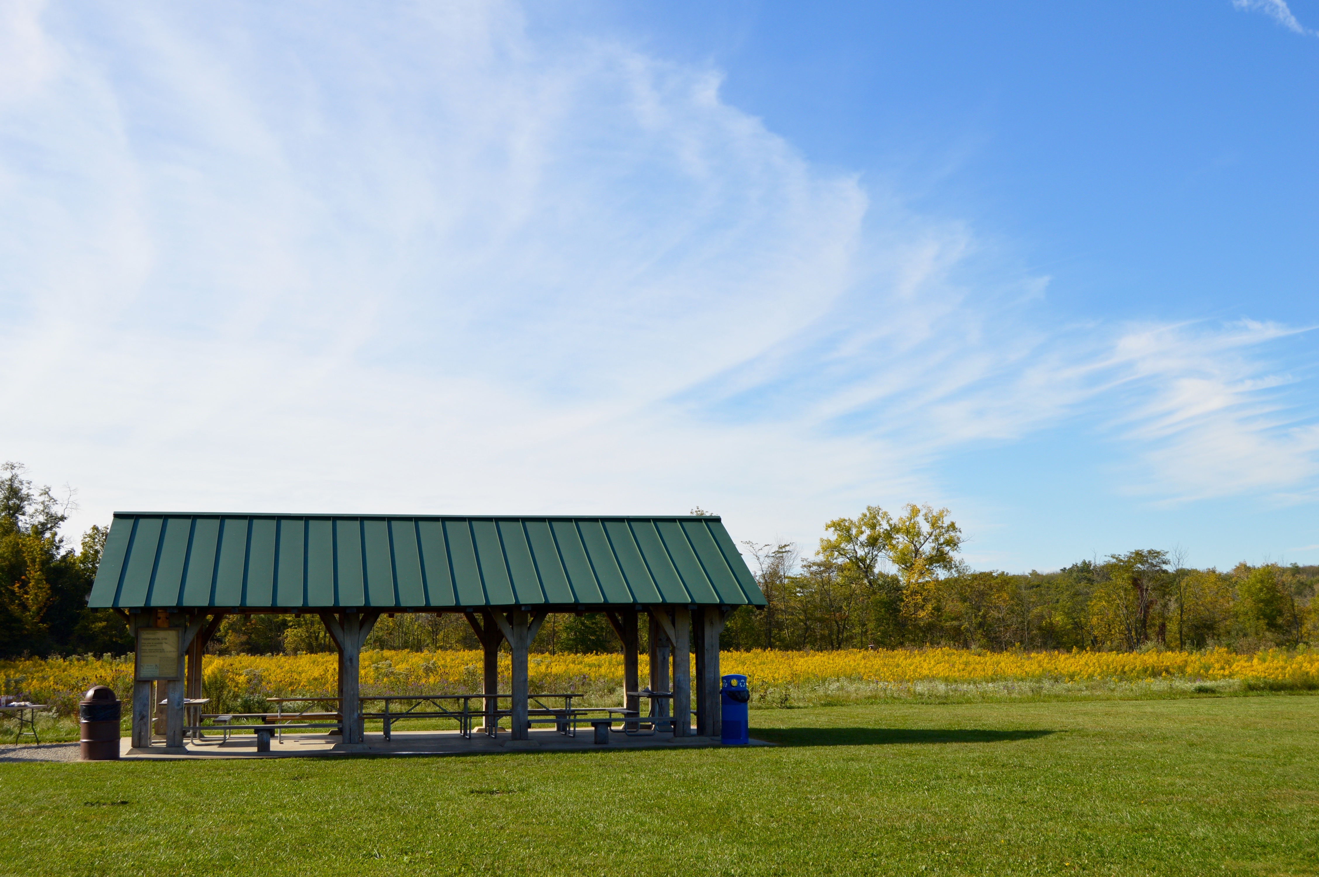 Big Blue Stem Shelter at Stillwater Prairie Reserve