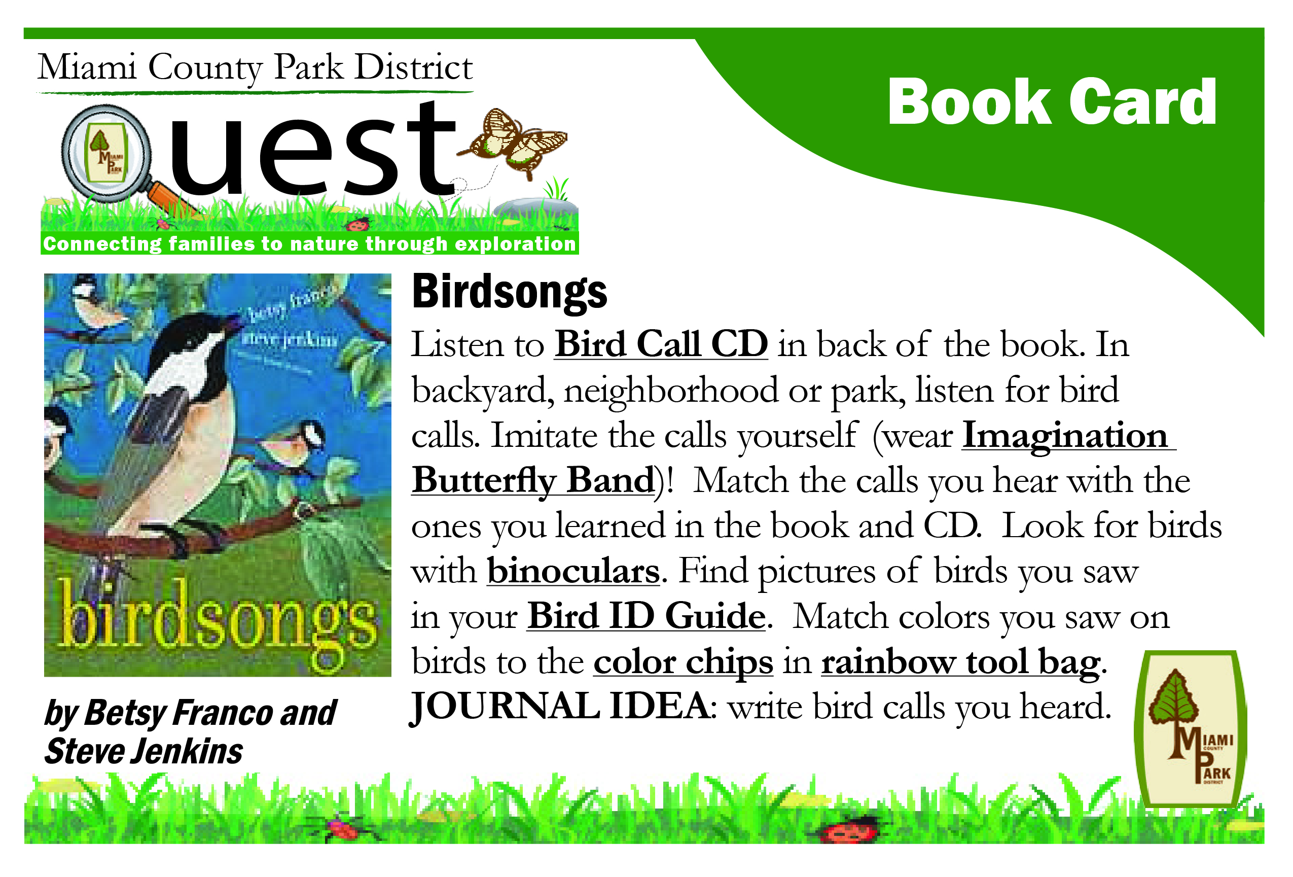Birdsongs book cover