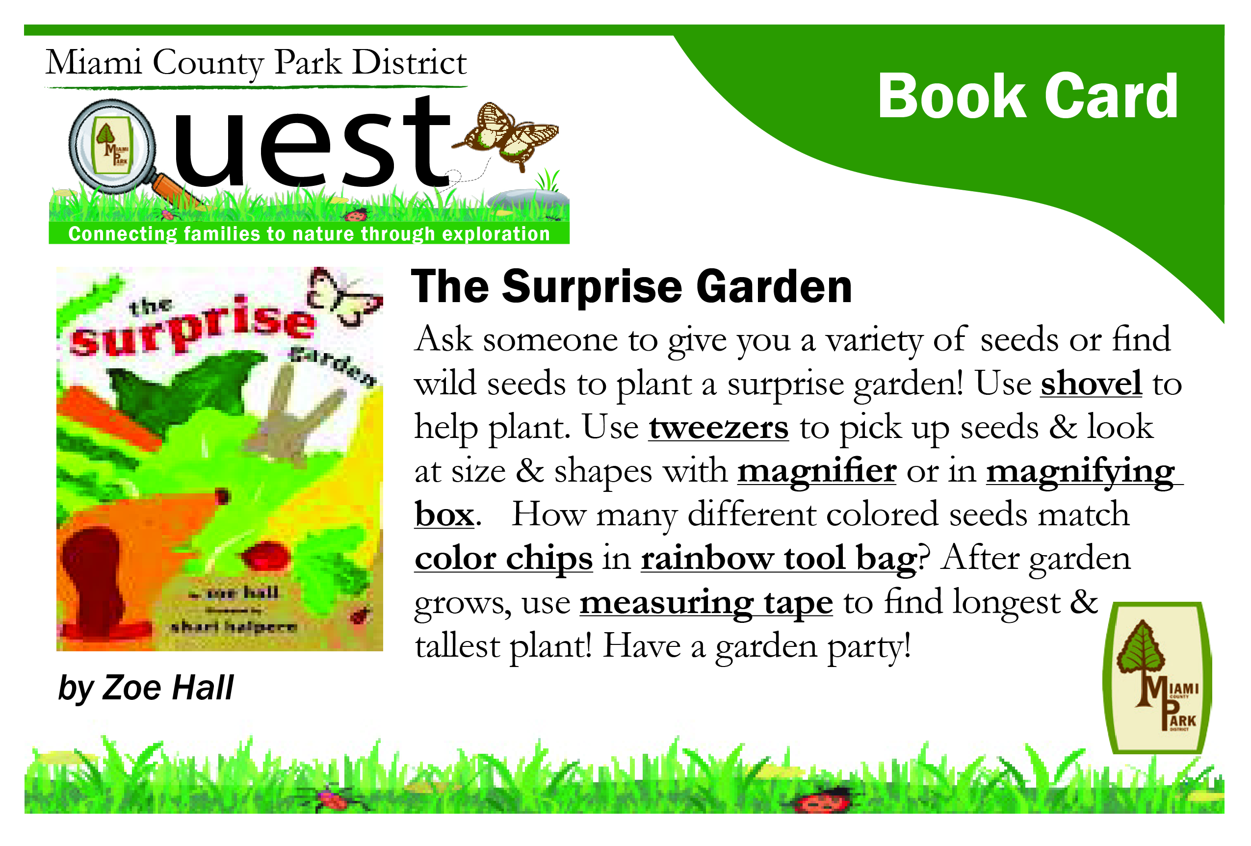The Surprise Garden Book Card