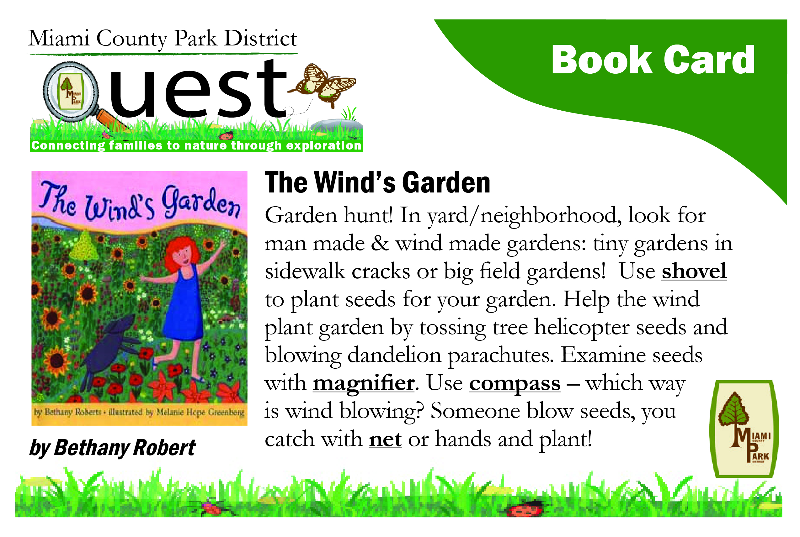 The Wind's Garden Book Card