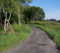 bikepath in the spring