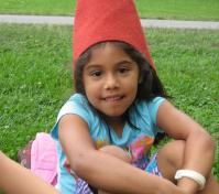 camper in a red fairy hat1