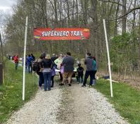 Superhero Trail banner