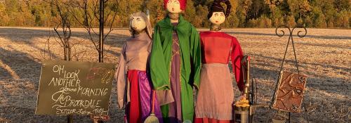 three witches scarecrow